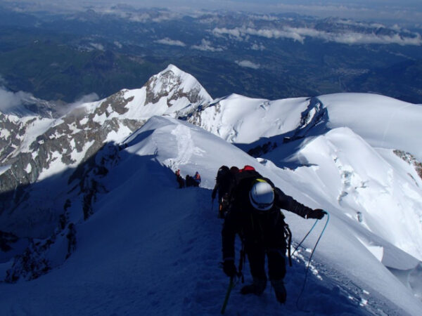 Mont Blanc 4810m - najviši vrh Alpa